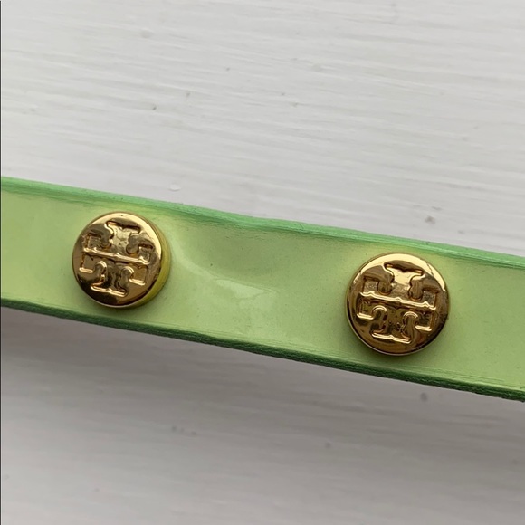 Tory Burch Patent Leather Wrap Bracelet - Picture 5 of 7